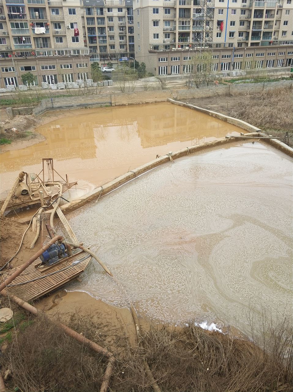 顺义沉淀池淤泥清理-厂区废水池淤泥清淤
