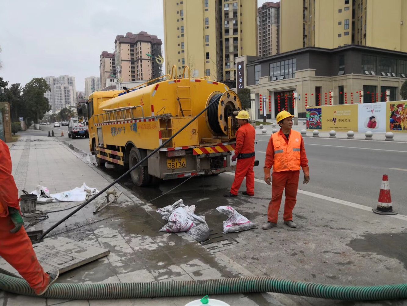 顺义排污管道清淤-管道清洗